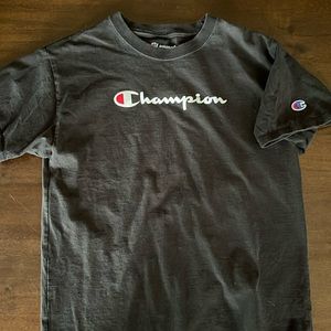 Champion Boys youth X-Large black T-shirt